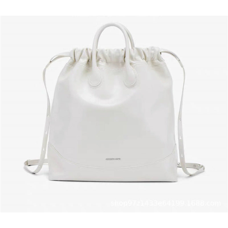 GOKA & MESCHÉ Women’s Split Leather Handbag – Elegant Everyday Tote with Structured Design