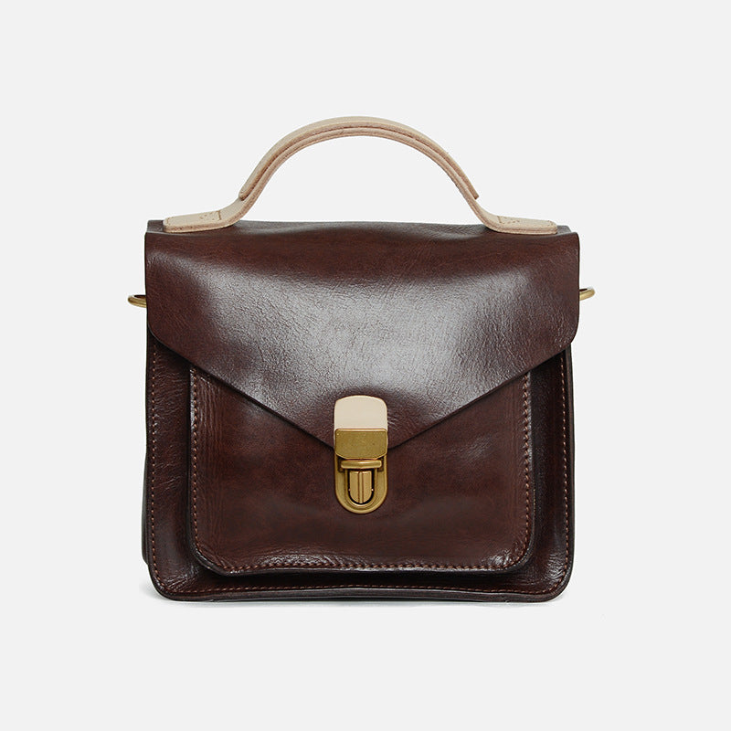 GOKA & MESCHÉ Women’s Handbag – Premium Top-Grain Leather Tote with Korean-Inspired Design