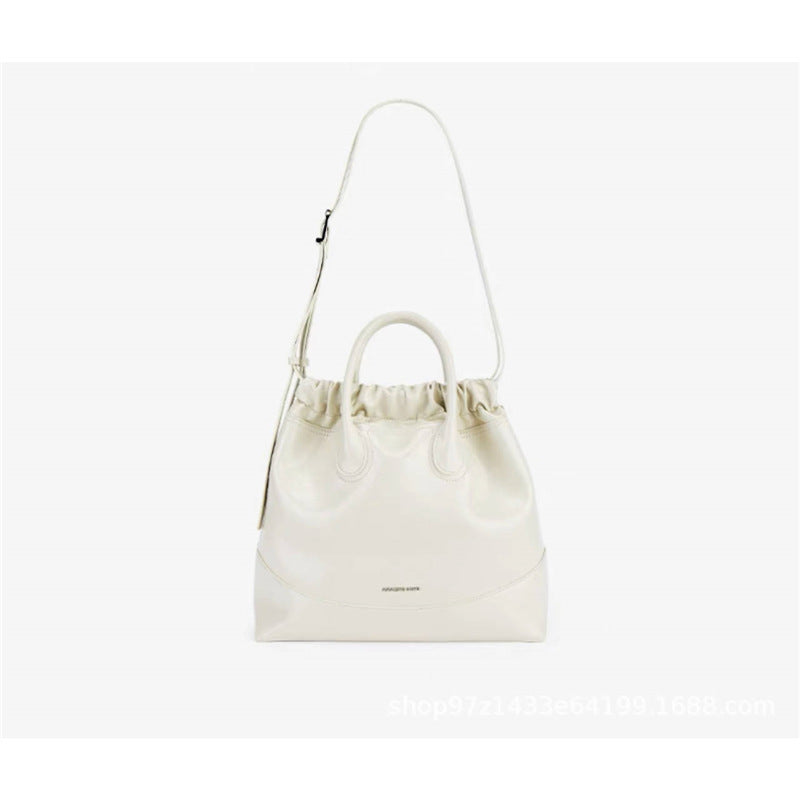 GOKA & MESCHÉ Women’s Split Leather Handbag – Elegant Everyday Tote with Structured Design