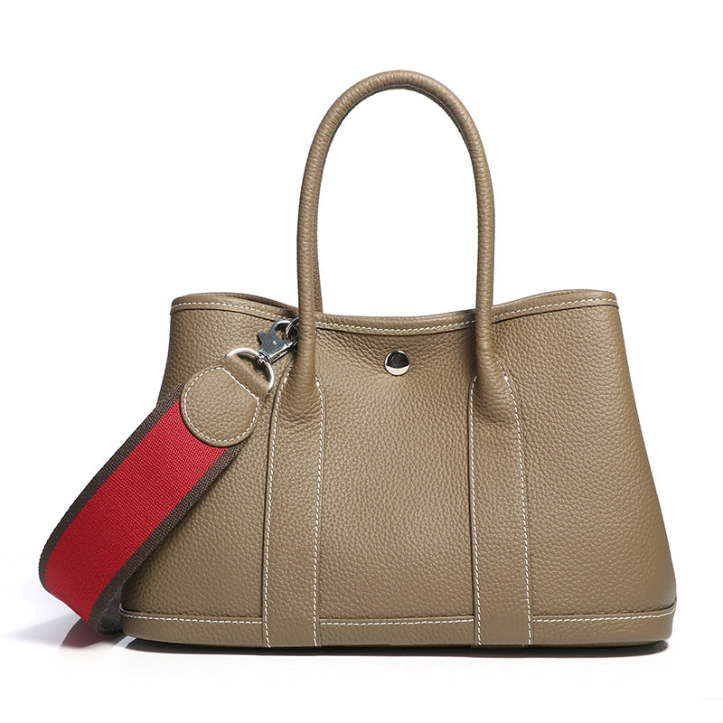 GOKA & MESCHÉ Women’s Leather Tote Bag – Bright Color Combinations for Vibrant Style