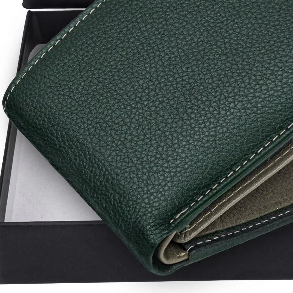 GOKA & MESCHÉ Handmade Men’s Leather Wallet – Premium Quality Genuine Leather Bifold
