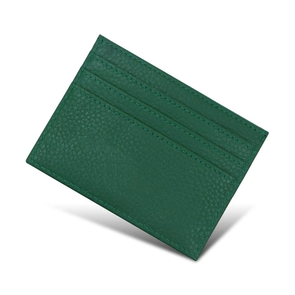 GOKA & MESCHÉ Leather Slim Minimalist Wallet for Women – Compact Card Holder & Stylish Purse